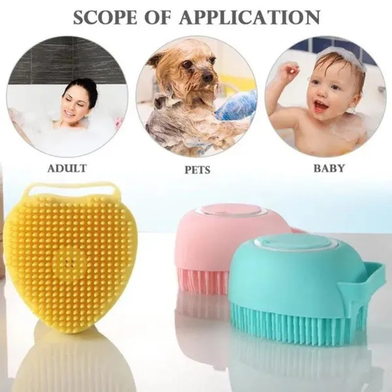 Pet Cleaning Wash Bath Massage Brush Soft Safety Silicone Pet Accessories for Dogs Cats Tools Pet Products