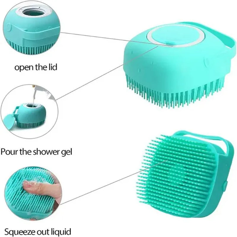 Pet Cleaning Wash Bath Massage Brush Soft Safety Silicone Pet Accessories for Dogs Cats Tools Pet Products