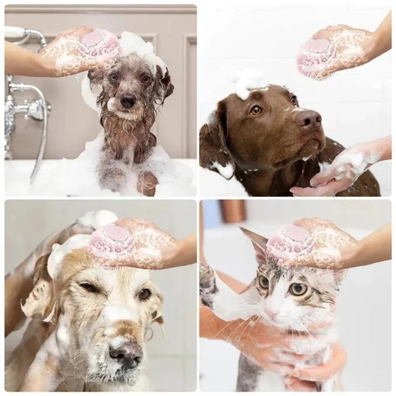 Pet Cleaning Wash Bath Massage Brush Soft Safety Silicone Pet Accessories for Dogs Cats Tools Pet Products