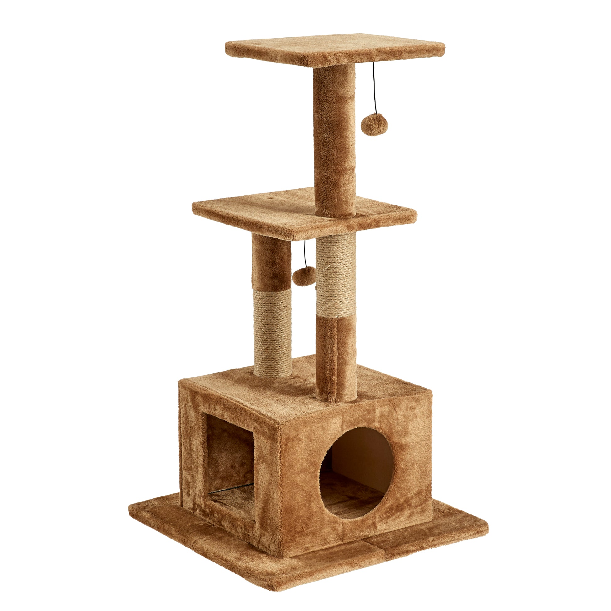 Willow 43.7-Inch Cat Tree, Cat Tower, Scratching Post, Perch & Playground